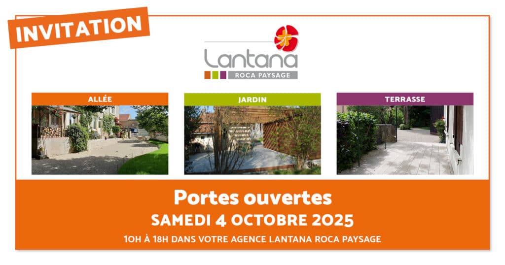 Porte ouverte paysagiste Lantana Roca Paysage le 4 octobre 2025