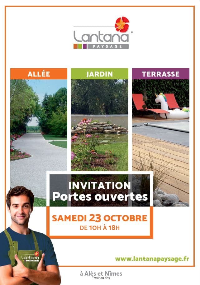 Portes ouvertes le 24 octobre 2021 dans nos 2 agences à Alès et Nîmes, Gard (30) - Lantana Bellerive Jardin