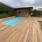 Installation d’une terrasse en bois à Tulle, Ladignac-sur-Rondelles, Corrèze (19) - Lantana Farge Paysage