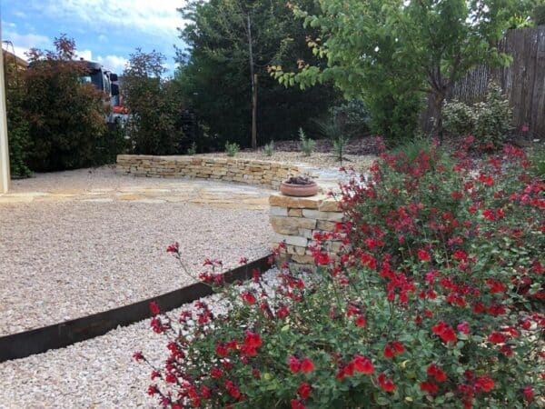 Aménagement d’un jardin à Alès près de Salindres, Gard (30) - Lantana Ecosylva Paysage