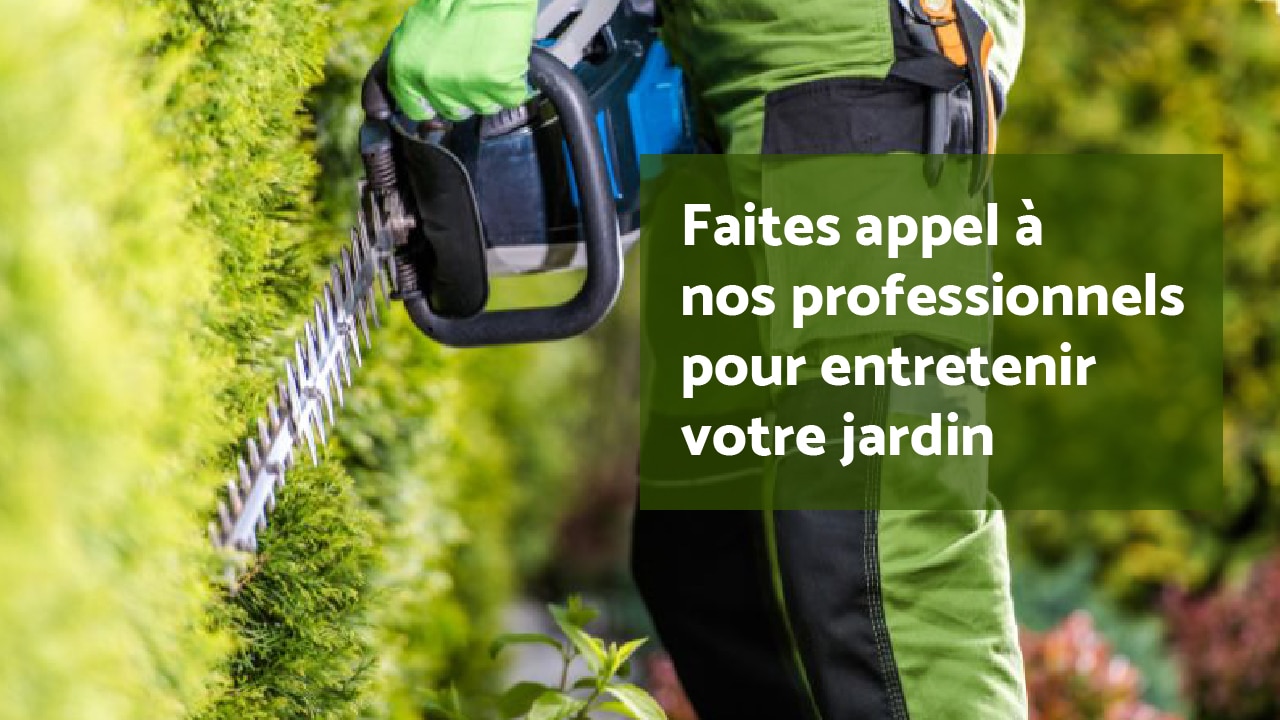 Entretien du mois : les massifs
