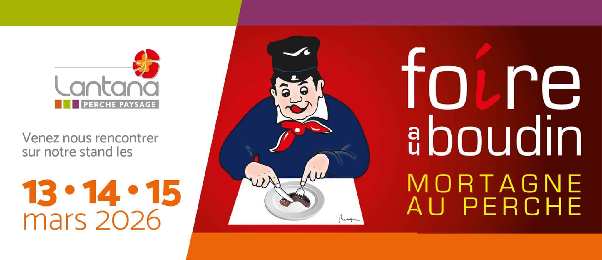 Foire au boudin mortagne au perche - Lantana Perche Paysage