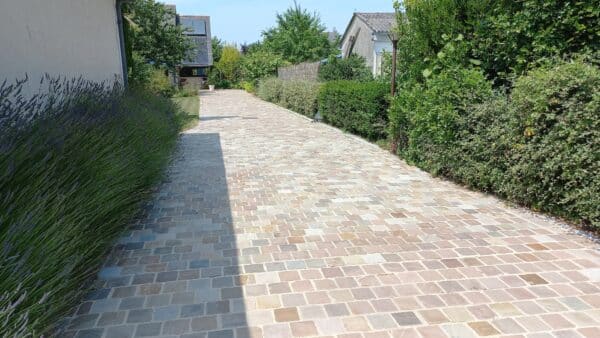 allée pavé nettoyage Lantana Paysage