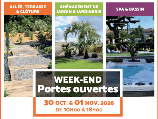 Journées portes ouvertes Lantana AB Espaces verts 30 octobre 2026 et 1er novembre 2026 - près de Bordeaux, à Camblanes-et-Meynac (33)
